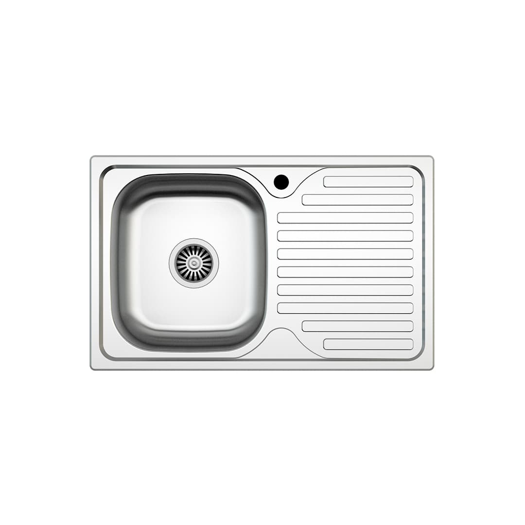 ZLN9188 43,5x76 STAINLESS STEEL SINK (THICKNESS 0.60 MM)